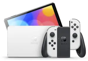 Nintendo Switch OLED with White Joy-Con